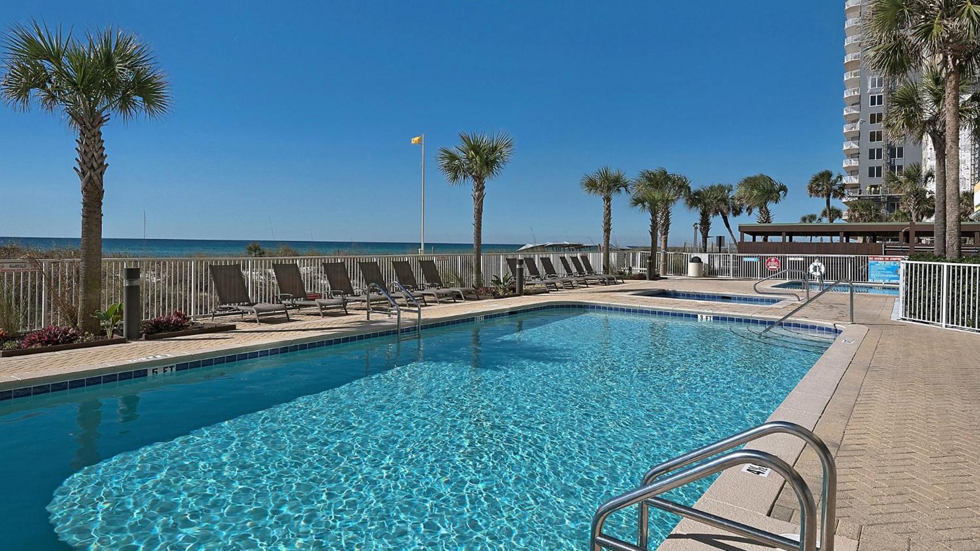 Parking Included-Beachfront 2Bd Ocean Villa! Gorgeous Amenities, Private Complex Panama City Beach Extérieur photo