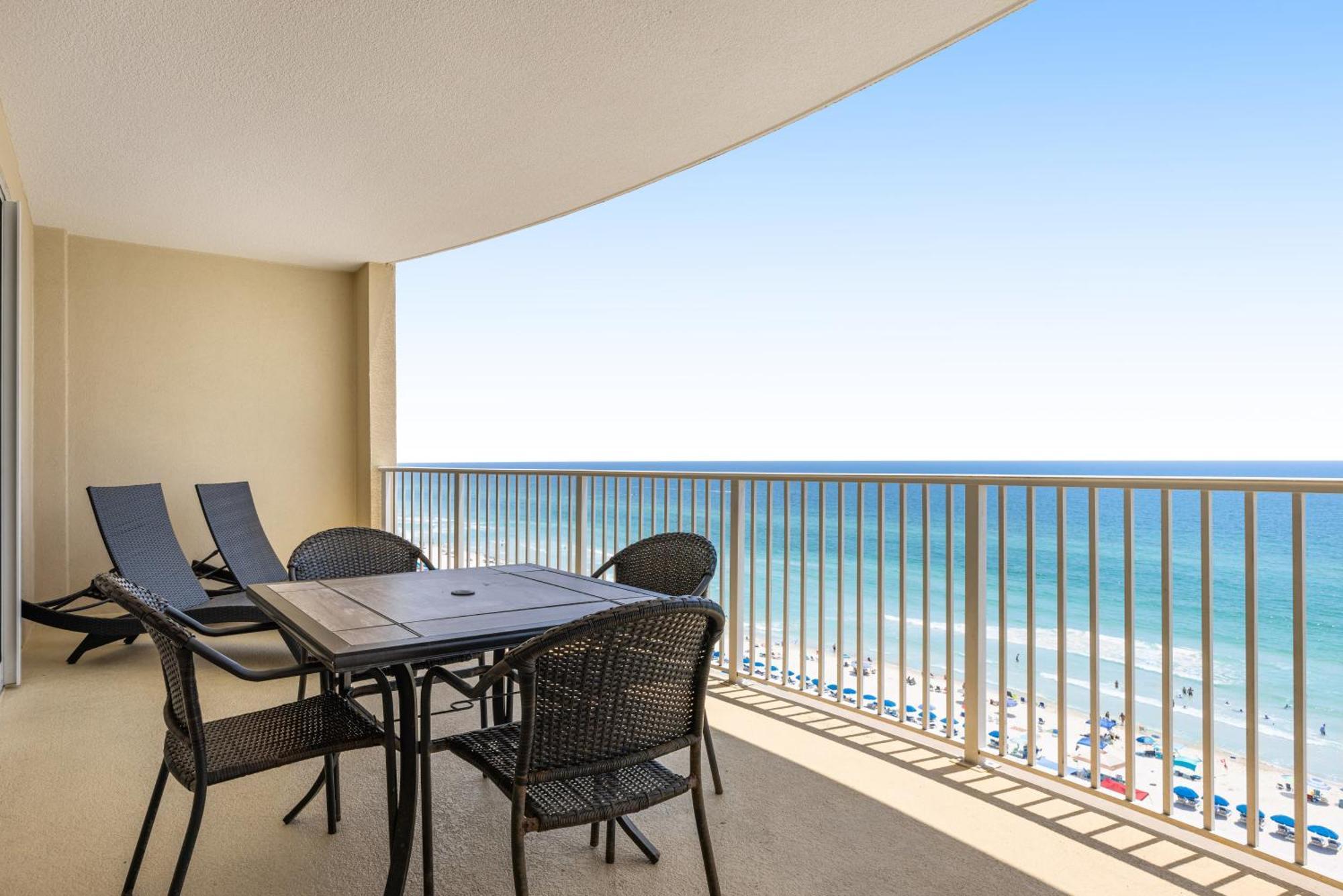 Parking Included-Beachfront 2Bd Ocean Villa! Gorgeous Amenities, Private Complex Panama City Beach Extérieur photo