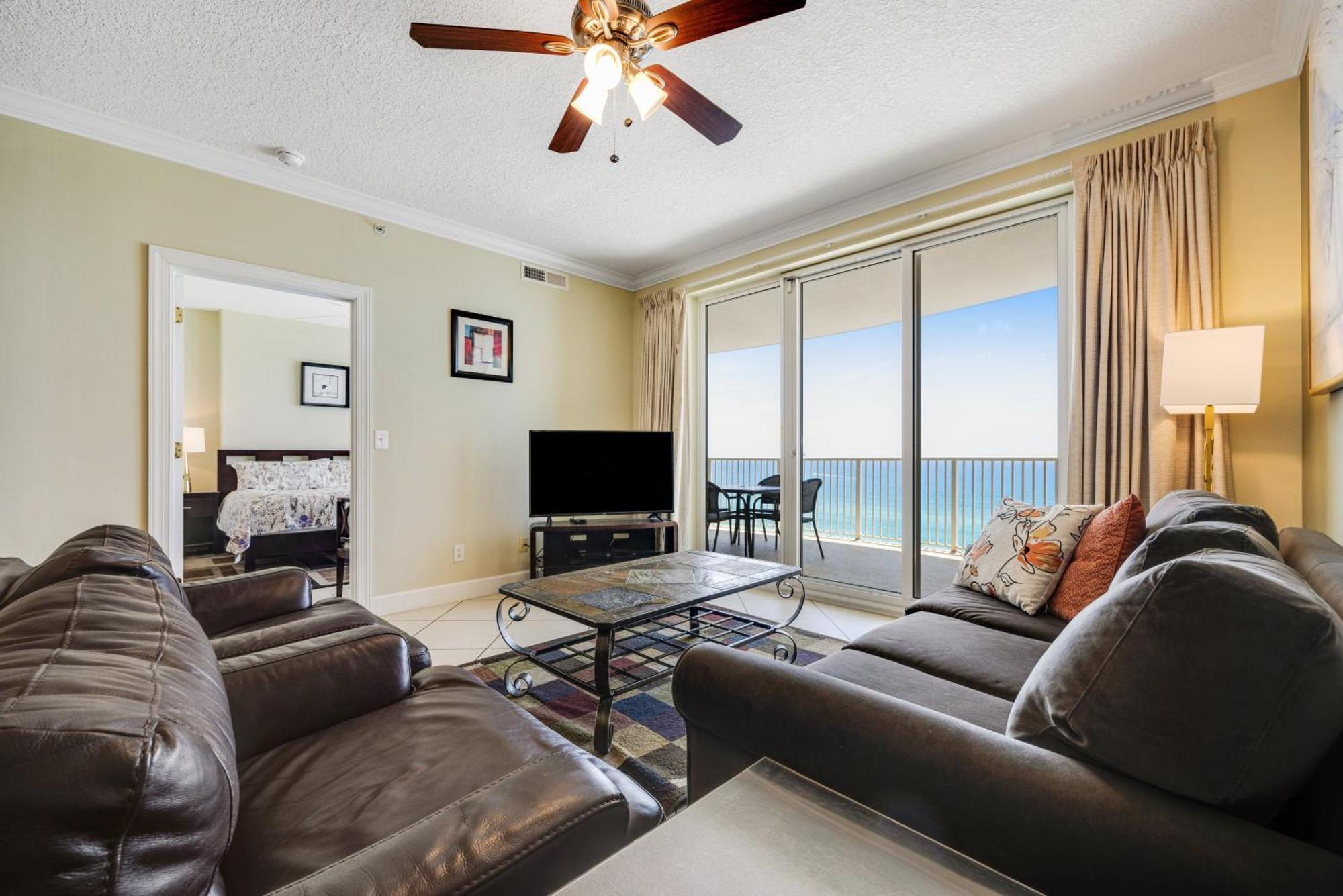 Parking Included-Beachfront 2Bd Ocean Villa! Gorgeous Amenities, Private Complex Panama City Beach Extérieur photo